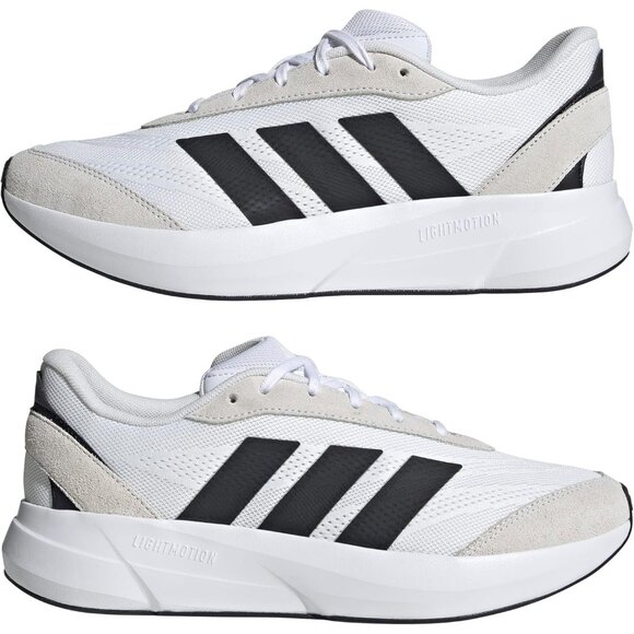 ⚡Adidas Mens White/Black/Black Imported Lace-Up Ultradream DNA Sneakers - Picture 8 of 8